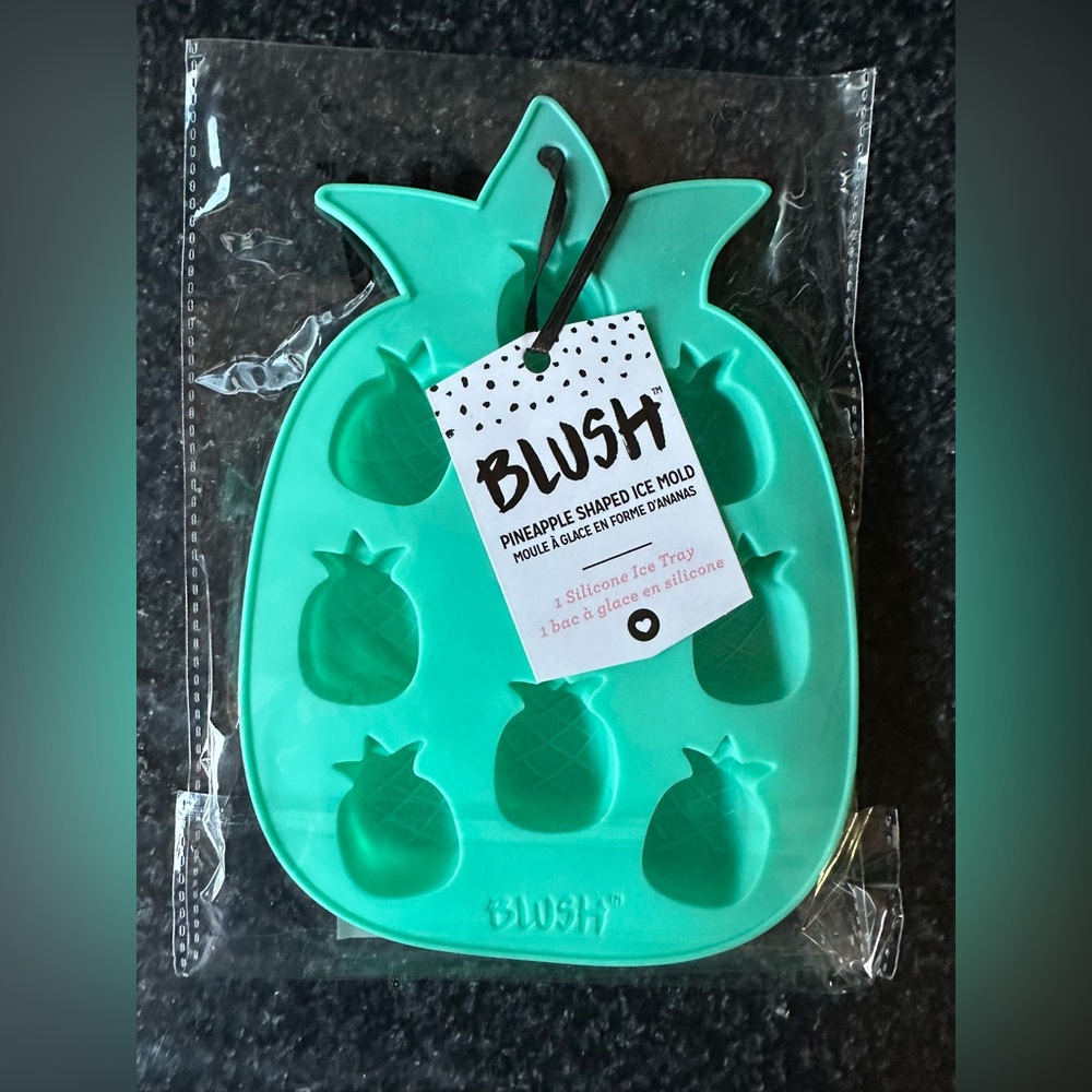 Blush Silicone Pineapple Ice Mold